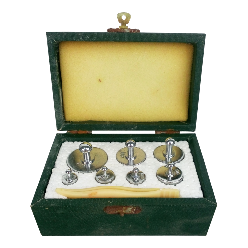 WEIGHCOM Chromium Iron Test Weight Set - CLASS M2