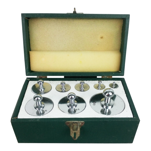 WEIGHCOM Chromium Iron Test Weight Set - CLASS M2