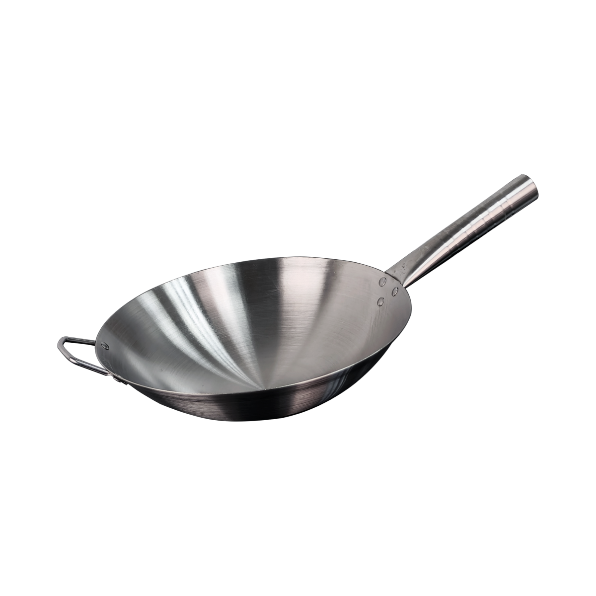 KTL Stainless Steel Wok with Single Handle - CSWS