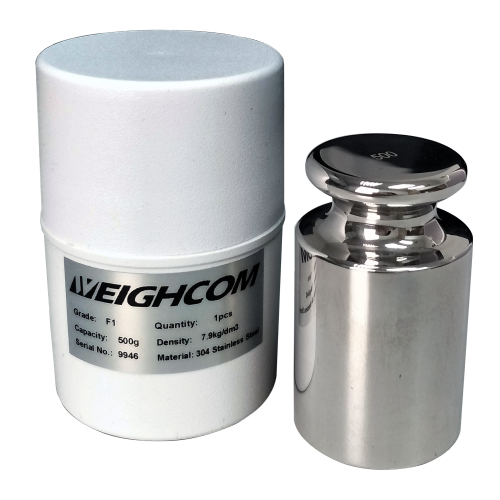 WEIGHCOM Stainless Steel Test Weight - CLASS F1