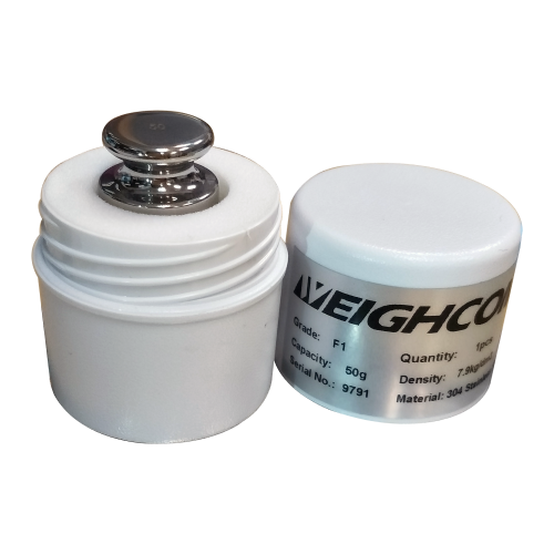 WEIGHCOM Stainless Steel Test Weight - CLASS F1