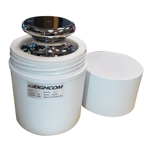 WEIGHCOM Stainless Steel Test Weight - CLASS F1