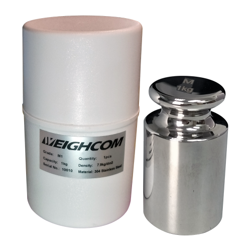 WEIGHCOM Stainless Steel Test Weight - CLASS M1