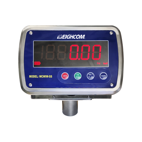 WEIGHCOM Electronic Stainless Steel Waterproof Weighing Indicator - WCWIWSS