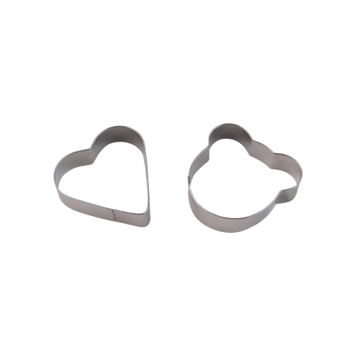 2 Pc Cookie Cutter Set Love & Bear - 0736110