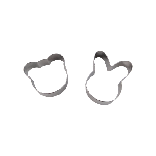 2 Pc Cookie Cutter Set Bear & Rabbit - 0736111