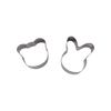 2 Pc Cookie Cutter Set Bear & Rabbit - 0736111