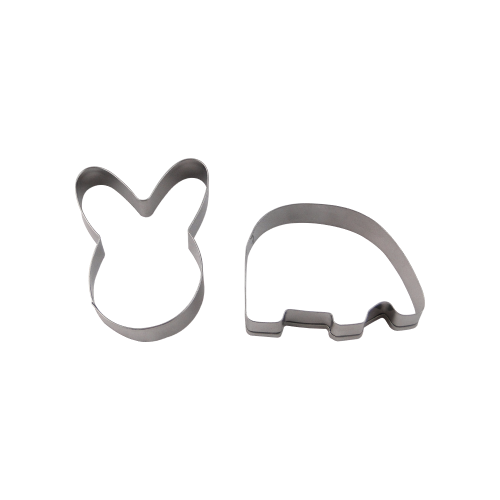2 Pc Cookie Cutter Set Rabbit & Elephant - 0736112