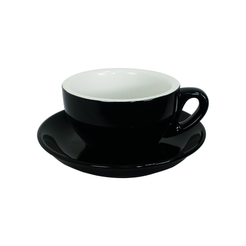 Porcelain Cup With Black Saucer - 13A11203