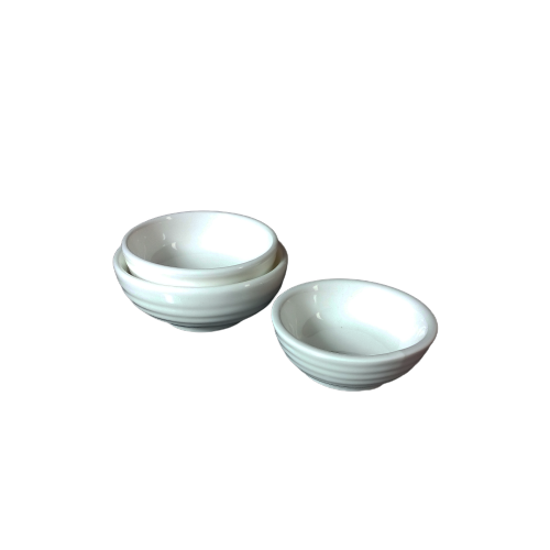 Rim Round Porcelain Sauce Dish - 13C06109