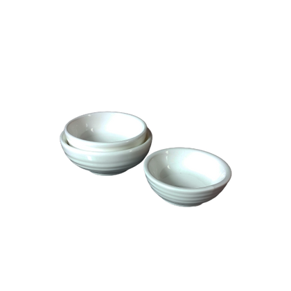Rim Round Porcelain Sauce Dish - 13C06109