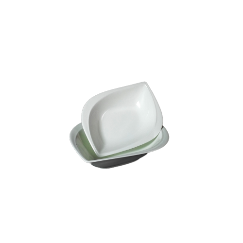 Rectangular Eye Shape Porcelain Bowl - 13C15609