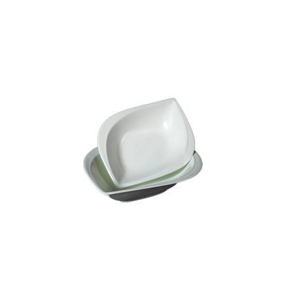Rectangular Eye Shape Porcelain Bowl - 13C15609