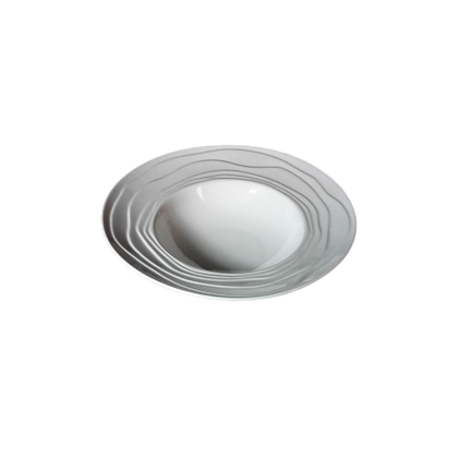 Rim Round Porcelain Soup Plate - 13C15910