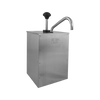 EONG Stainless Steel Single Tank Sauce Pump Dispenser - 151402