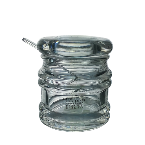 Acrylic Sugar Dish with Lid & Spoon - 1801