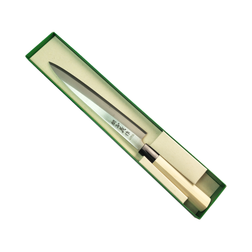 Nikken Stainless Steel Sashimi Knife with Wooden Handle - 51190