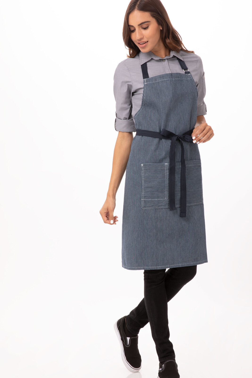 Chef Works Urban Series Collection Portland Bib Apron - AB037