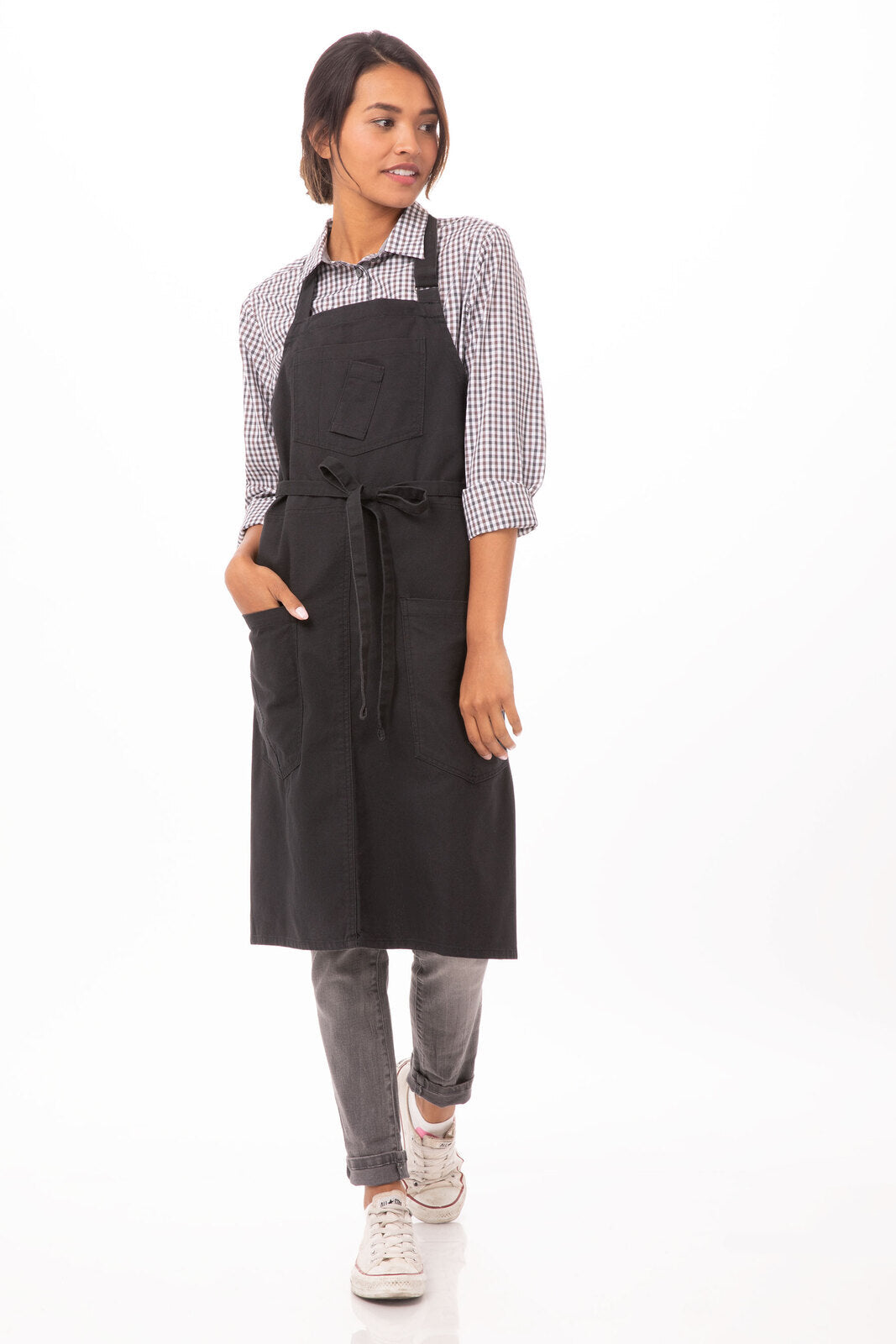 Chef Works Urban Series Collection Rockford Bib Apron - ABKV053