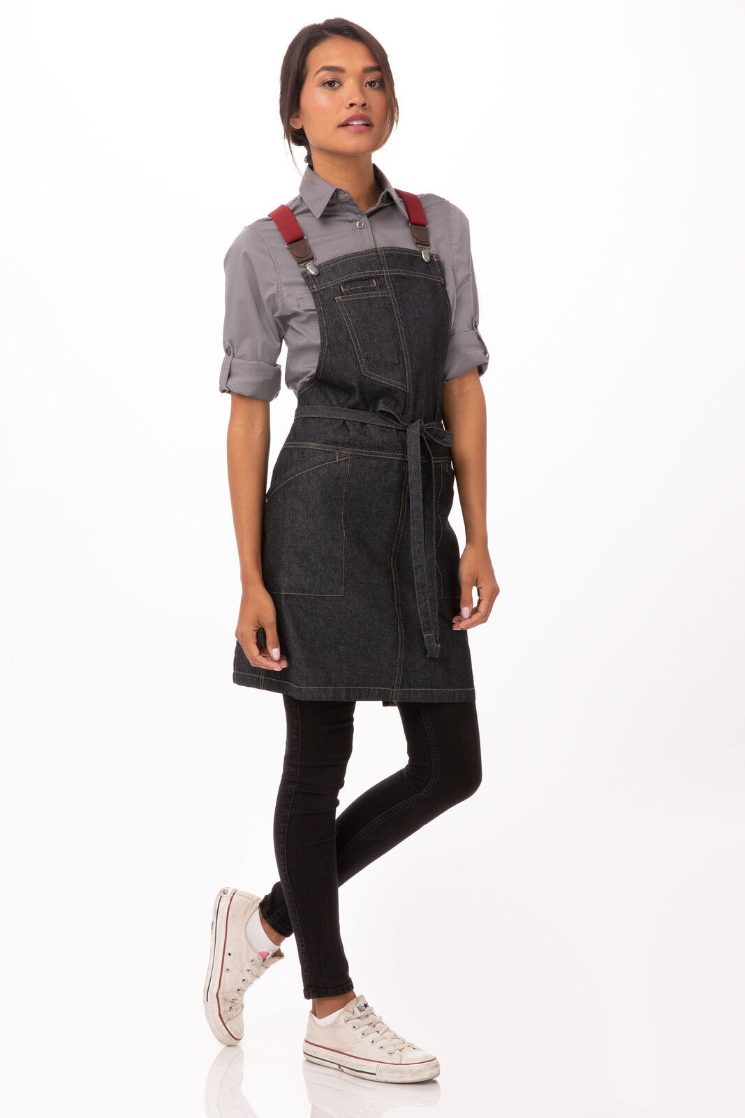 Chef Works Urban Series Collection Berkeley Petite Bib Apron - ABS01W