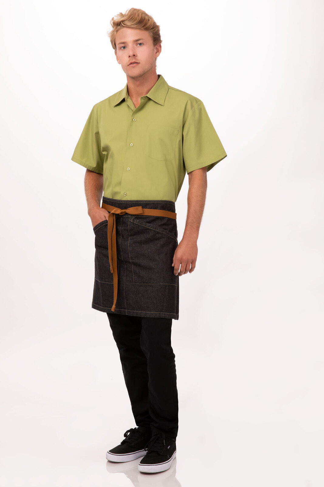Chef Works Berkeley Half Bistro Apron - AHS01