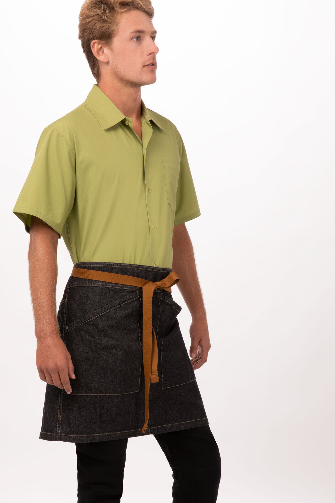 Chef Works Berkeley Half Bistro Apron - AHS01