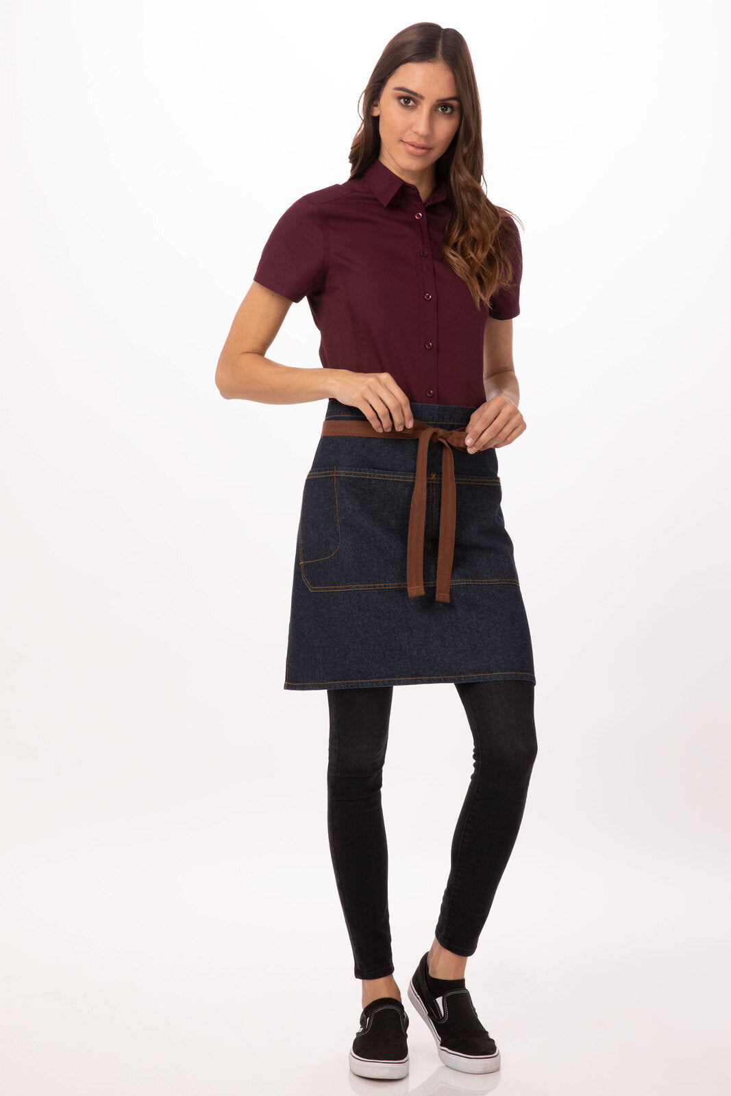 Chef Works Urban Series Collection Memphis Half Bistro Apron - AW048