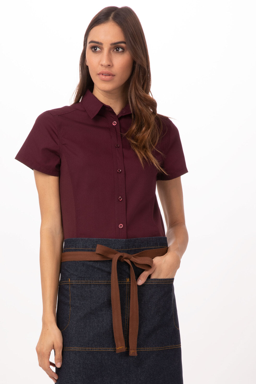 Chef Works Urban Series Collection Memphis Half Bistro Apron - AW048