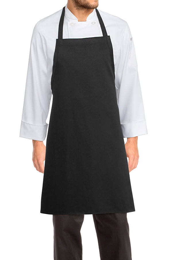 Chef Works Black Bib Chef Aprons - APKBL