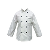 KTL Long Sleeves Chef's Jacket White & Black Trimming - CCJ