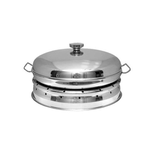 6 Porcelain Compartment Stainless Steel Dome Set - CDS02