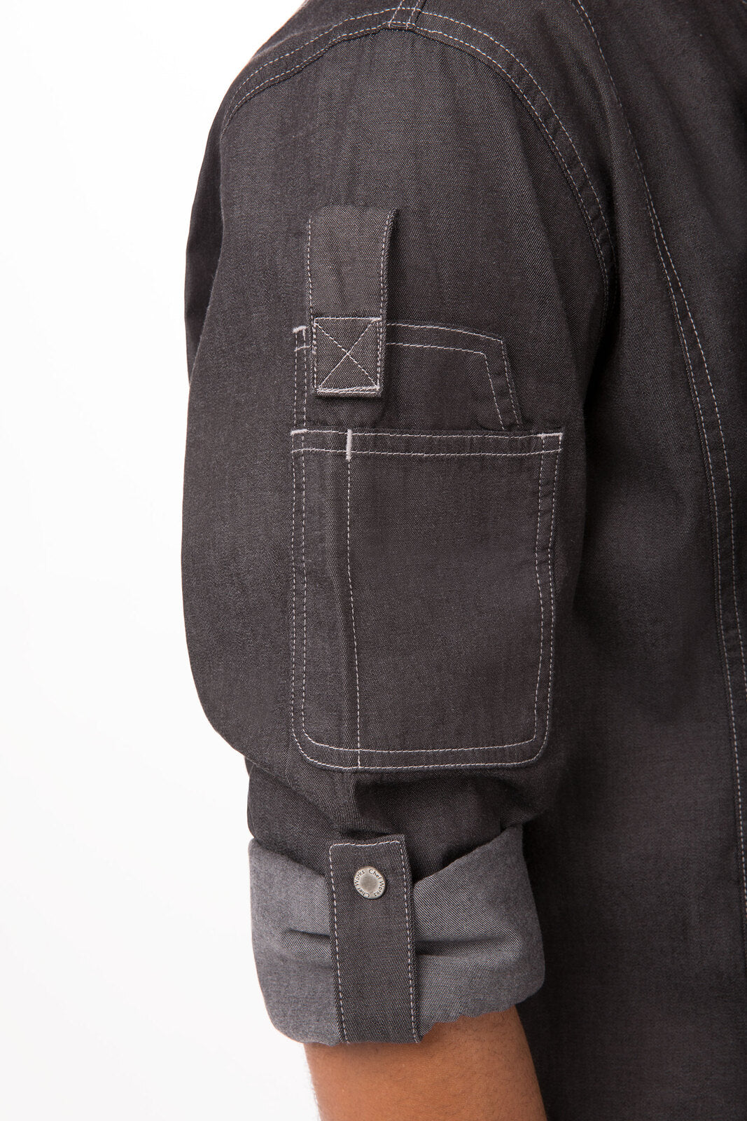 Chef Works Urban Series Collection Gramercy Denim Chef Coat - EXDZ001