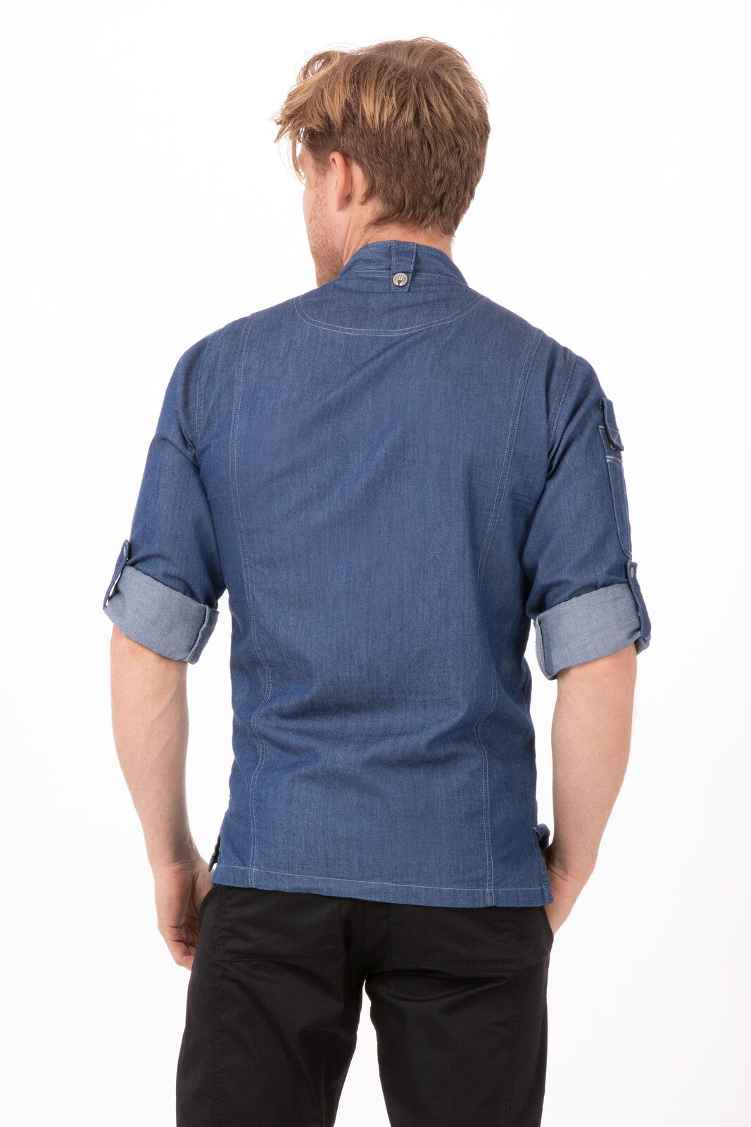 Chef Works Urban Series Collection Gramercy Denim Chef Coat - EXDZ001