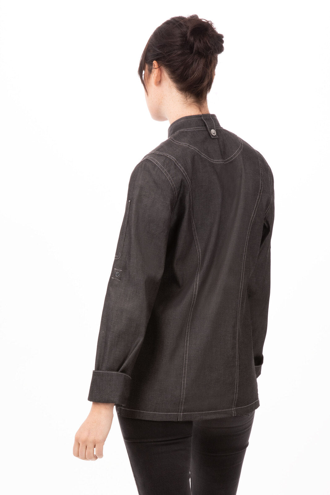 Chef Works Urban Series Collection Women Gramercy Denim Chef Coat - EXWDZ002