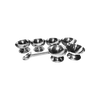 7 Pcs Stainless Steel Ice Cream Cup With Scoop - IIC1