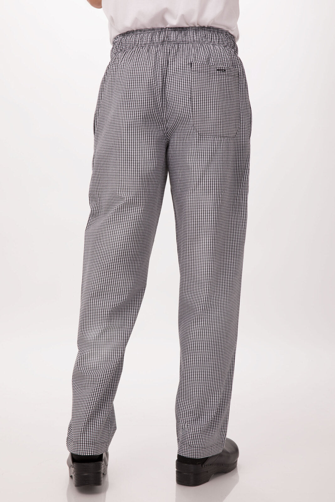 Chef Works Men Essential Baggy Chef Pants (Small Check Pattern) - NBCP