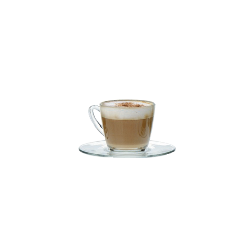 OCEAN Glass Kenya Series Cappuccino Cup & Saucer