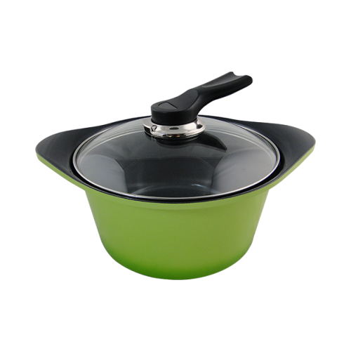 SKK Germany Aluminum Die Cast Sauce Pot with Glass Lid - SHO20SPO