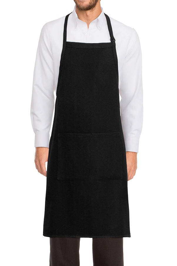 Chef Works Waffle Weave Bib Aprons - A605