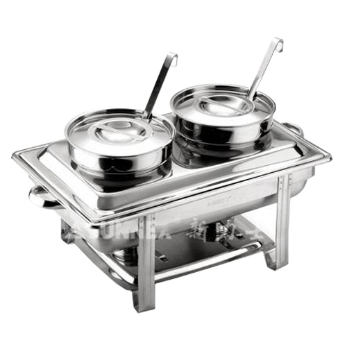 Sunnex Stainless Steel Double Soup Tureen