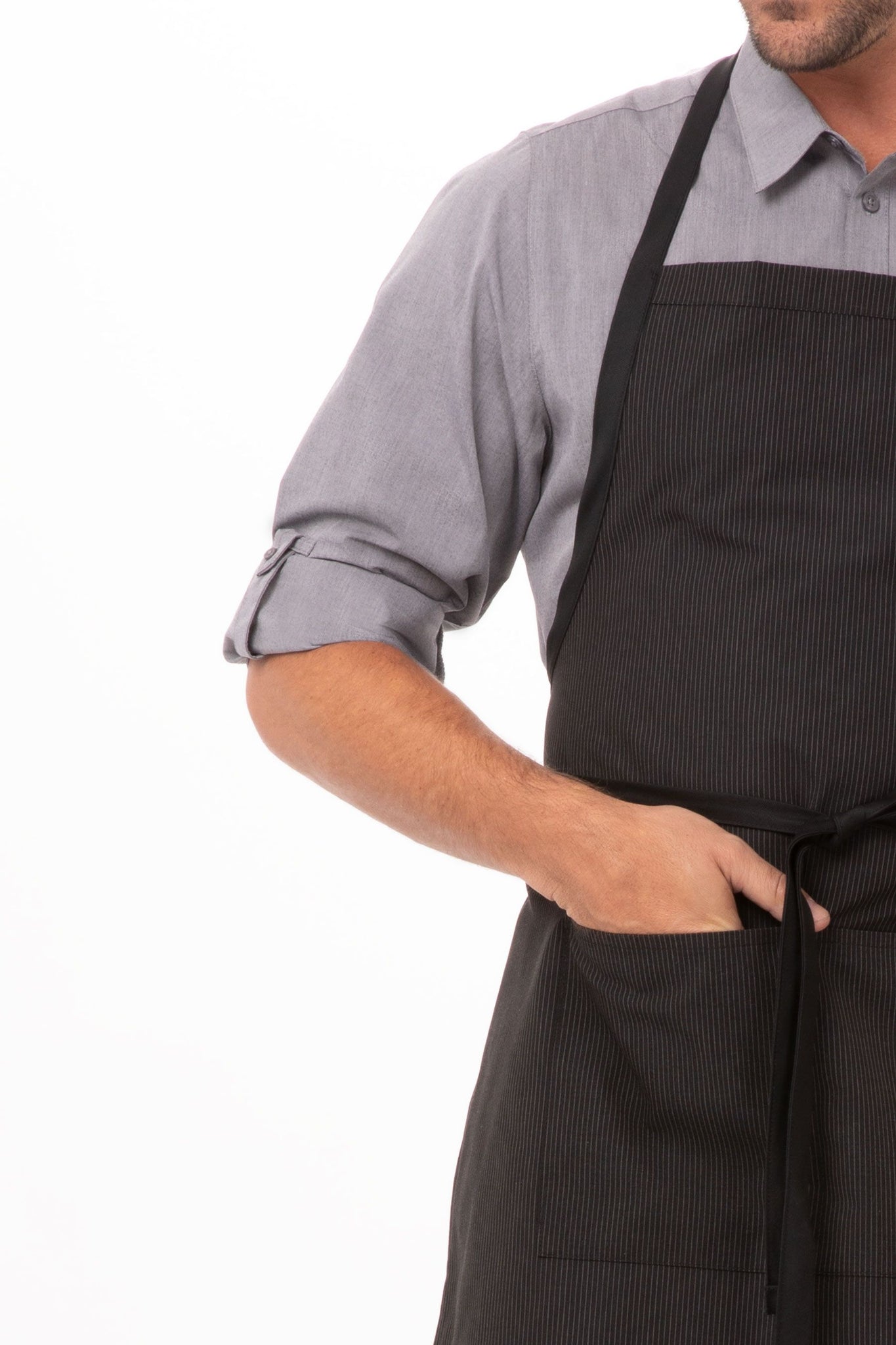 Chef Works Butcher Apron with Contrasting Ties - AB012
