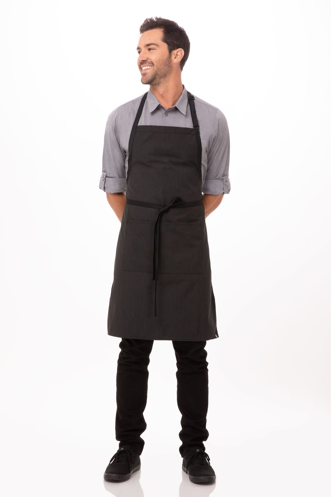 Chef Works Butcher Apron with Contrasting Ties - AB012