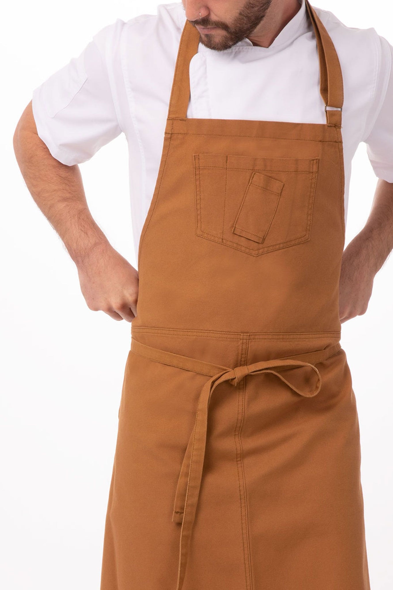 Chef Works Urban Series Collection Rockford Chefs Bib Apron - ABCKV003