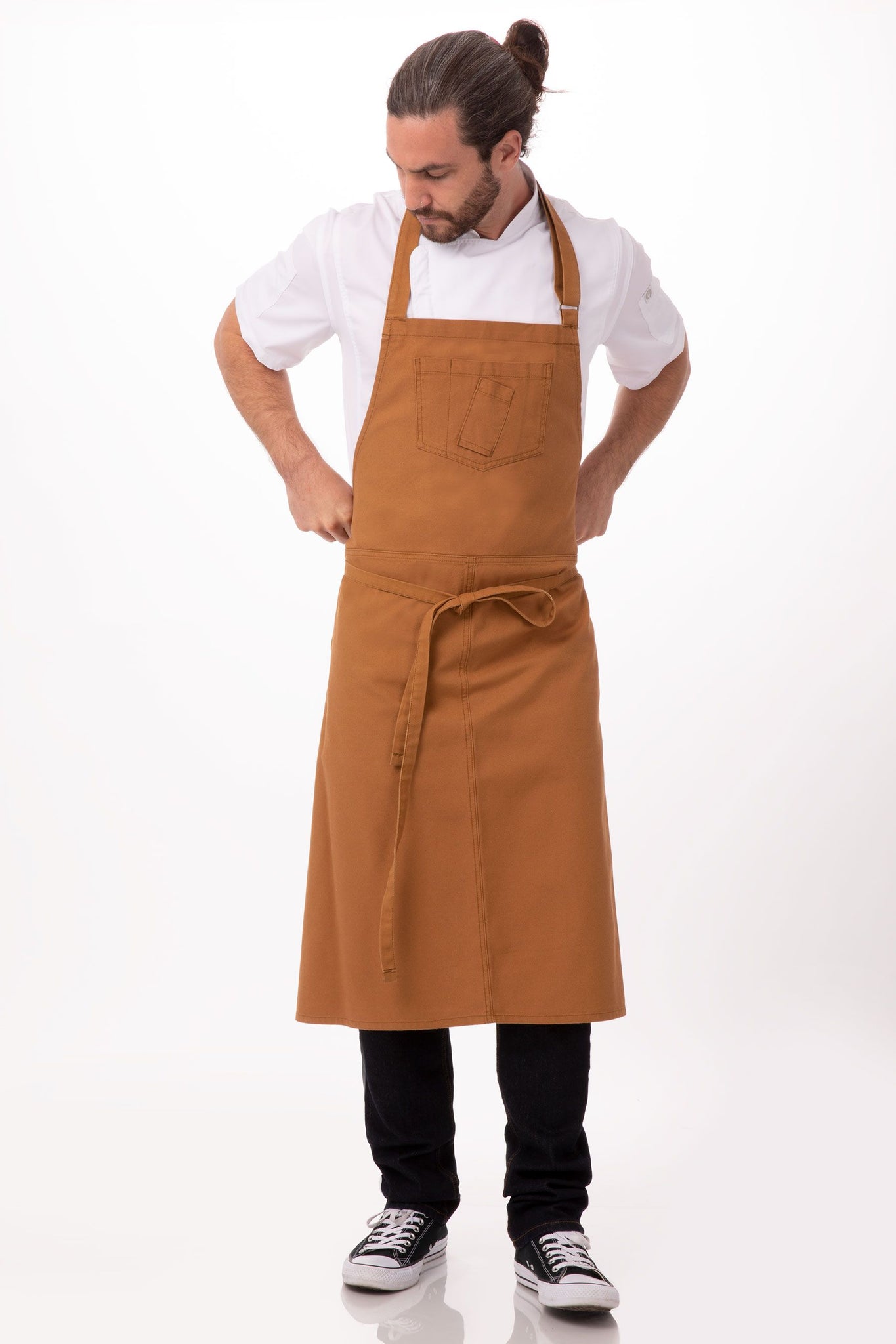 Chef Works Urban Series Collection Rockford Chefs Bib Apron - ABCKV003