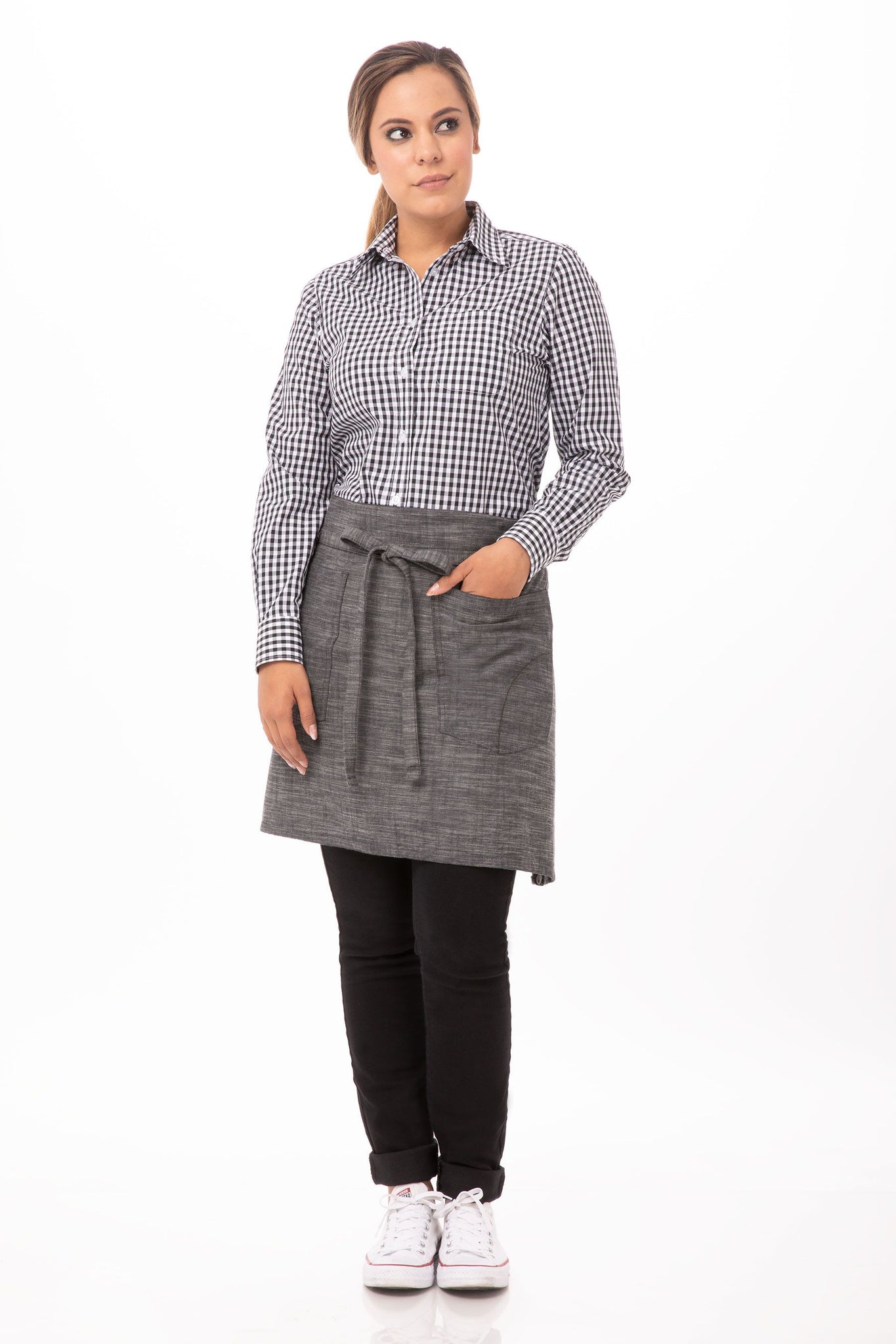 Chef Works Corvallis Half Bistro Apron - AHWXX012