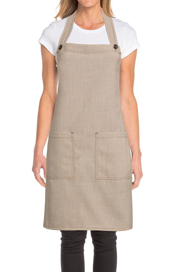 Chef Works Urban Series Collection Soho Bib Apron - ASCB12