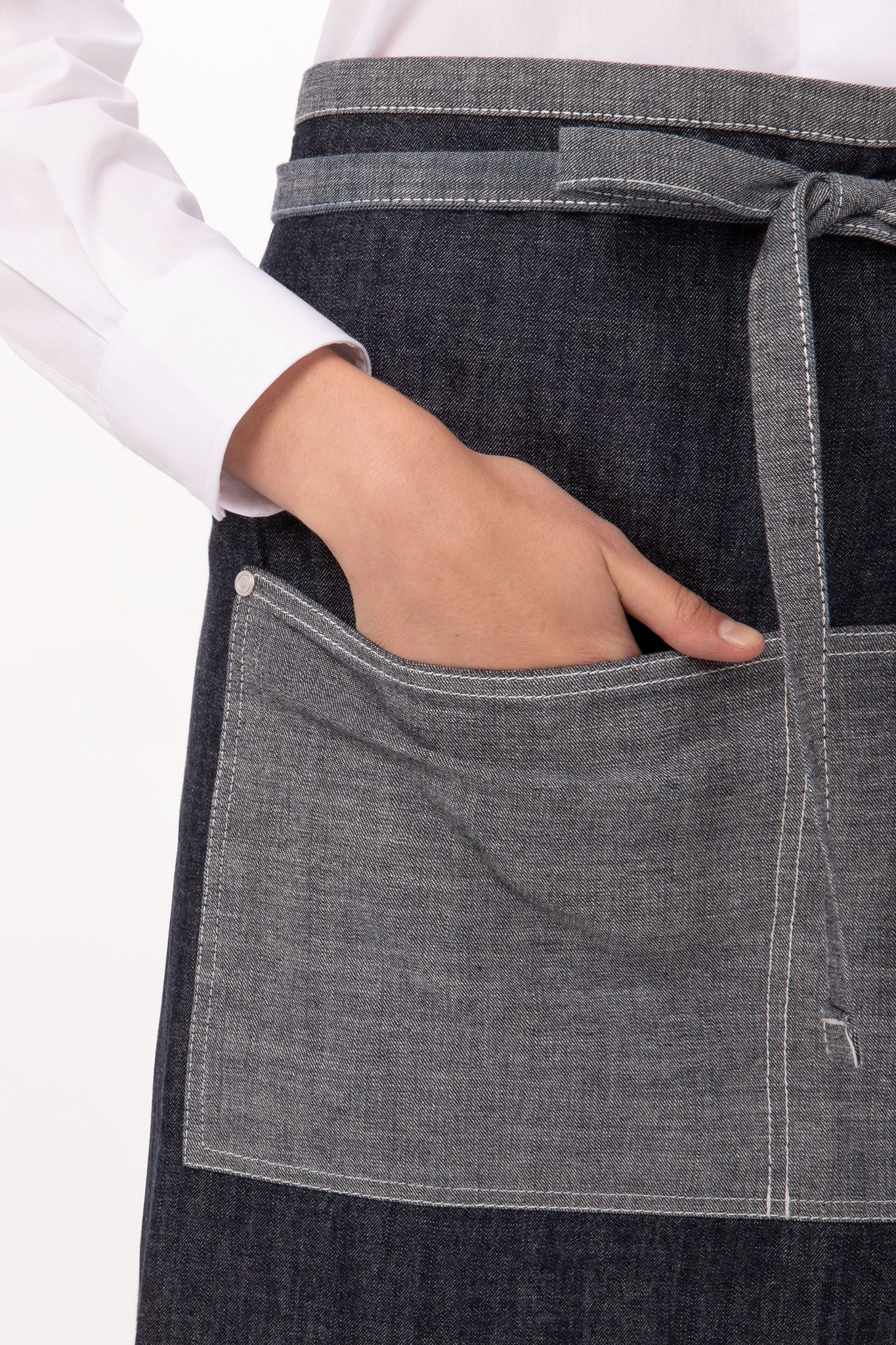 Chef Works Urban Series Collection Manhattan Half Bistro Apron - AW046