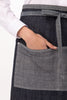 Chef Works Urban Series Collection Manhattan Half Bistro Apron - AW046