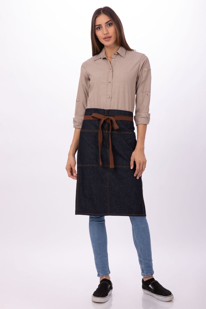 Chef Works Urban Series Collection Memphis Bistro Apron - AW049