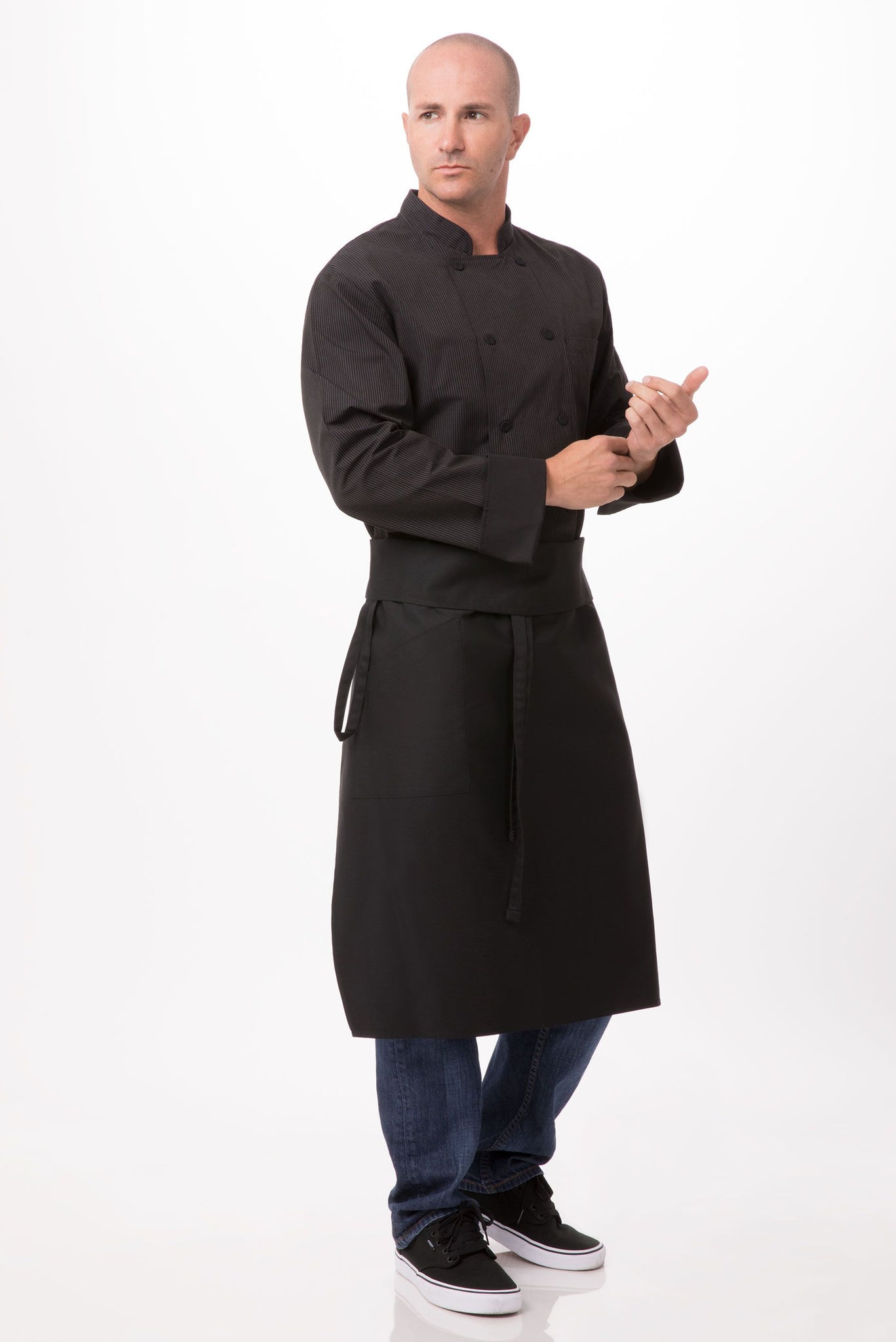 Chef Works Tapered Chef Apron With Pocket - BPTA